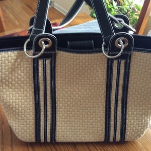 REDUCED! Maxx NY straw handbag and wristlet